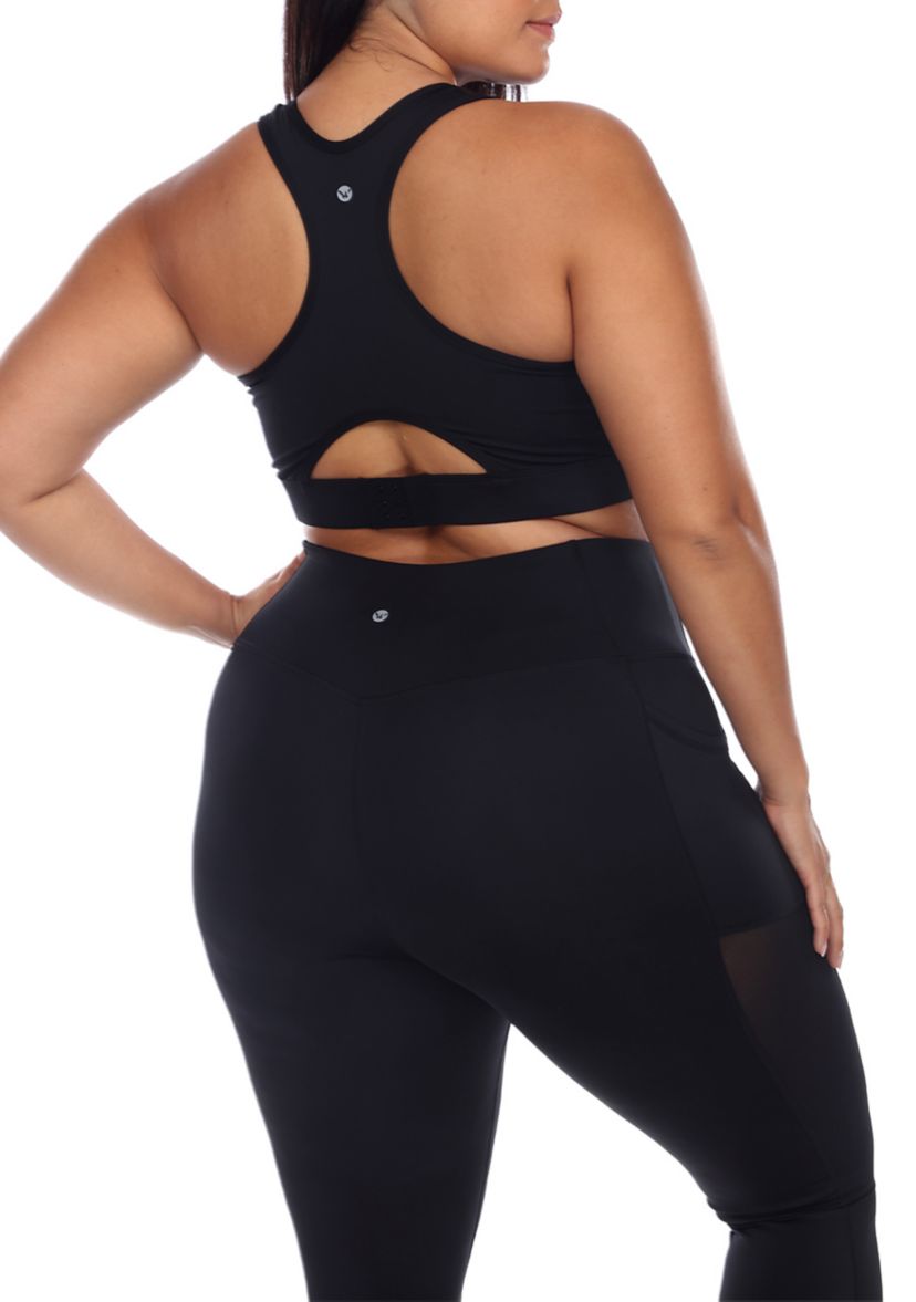 Plus Size Racer Back Sports Bra