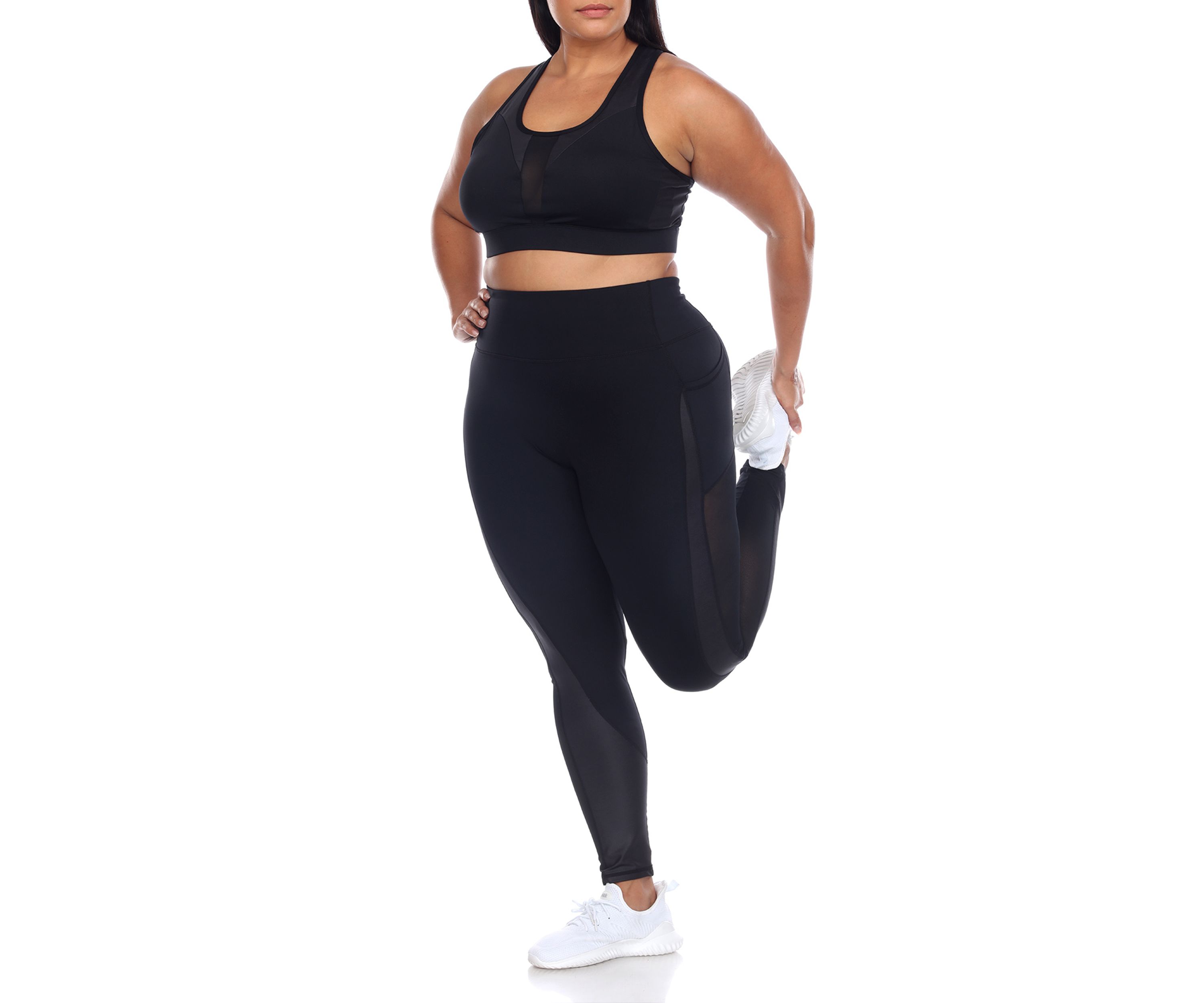 Plus Size Racer Back Sports Bra