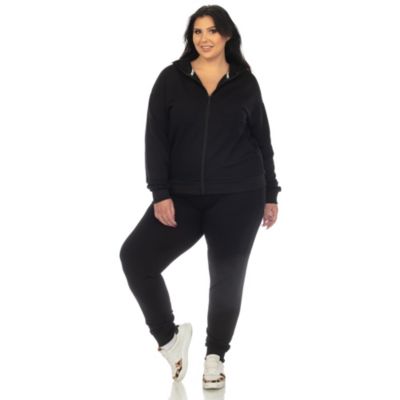 Plus Fleece Lined Tracksuit Set