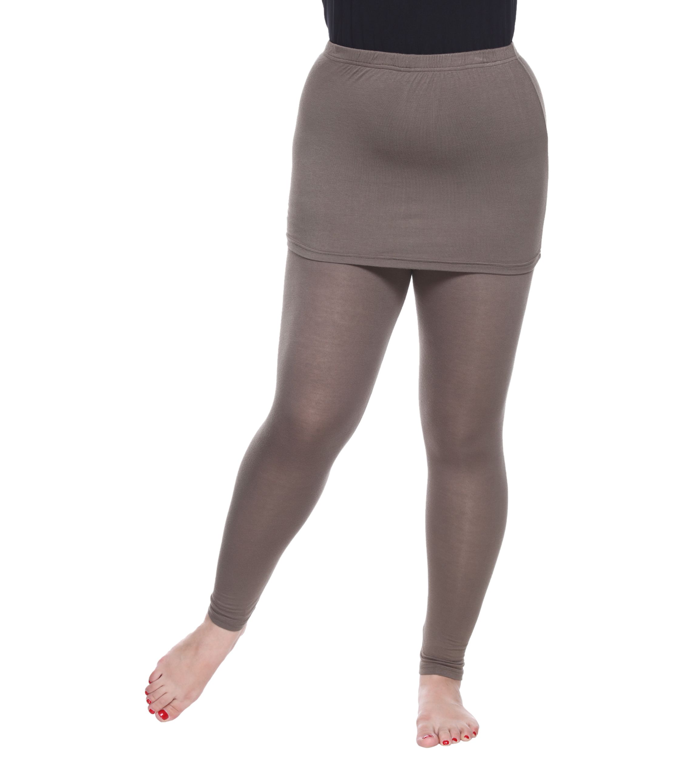 Plus Size Skirted Leggings