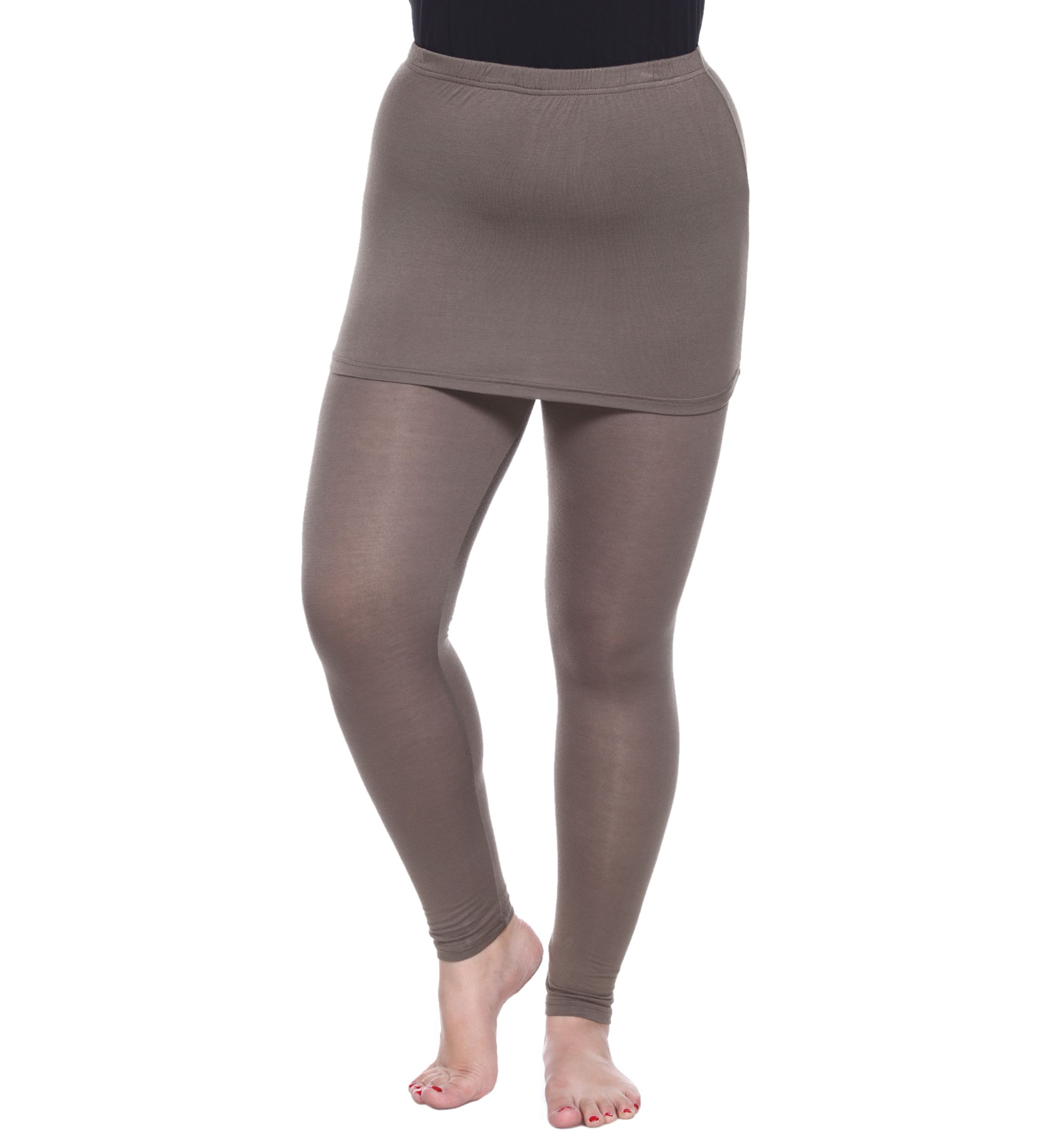 Plus Size Skirted Leggings
