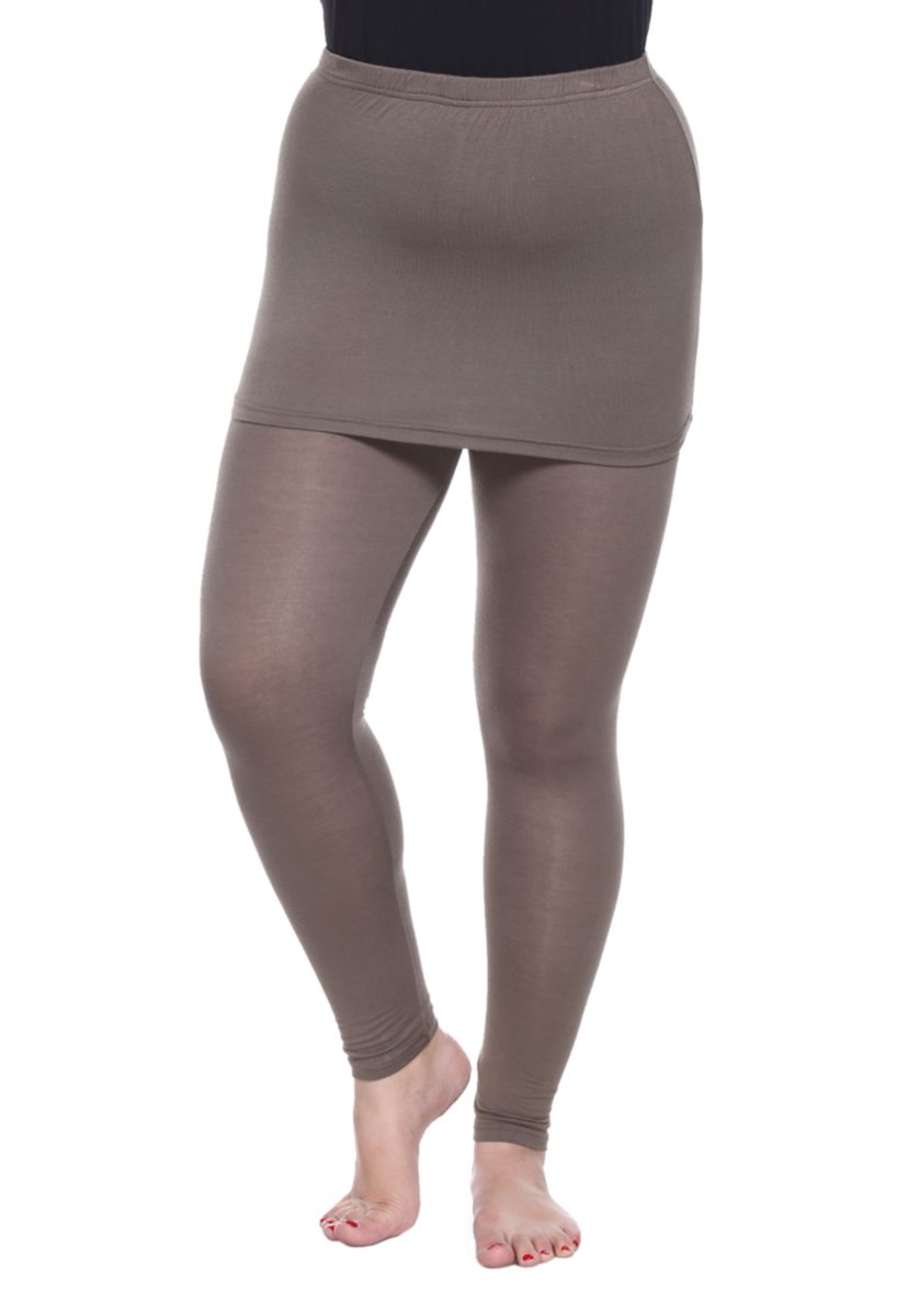 Plus Size Skirted Leggings