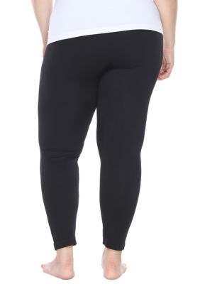 Plus Super-Stretch Solid Leggings