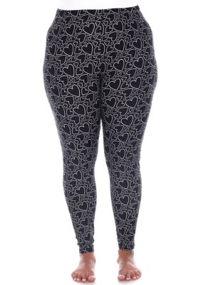 White Mark Plus Size Printed Leggings belk