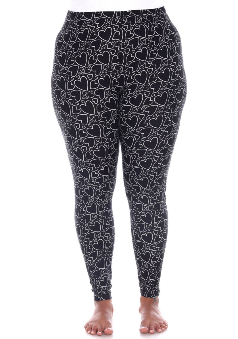 Plus Size Printed Leggings 