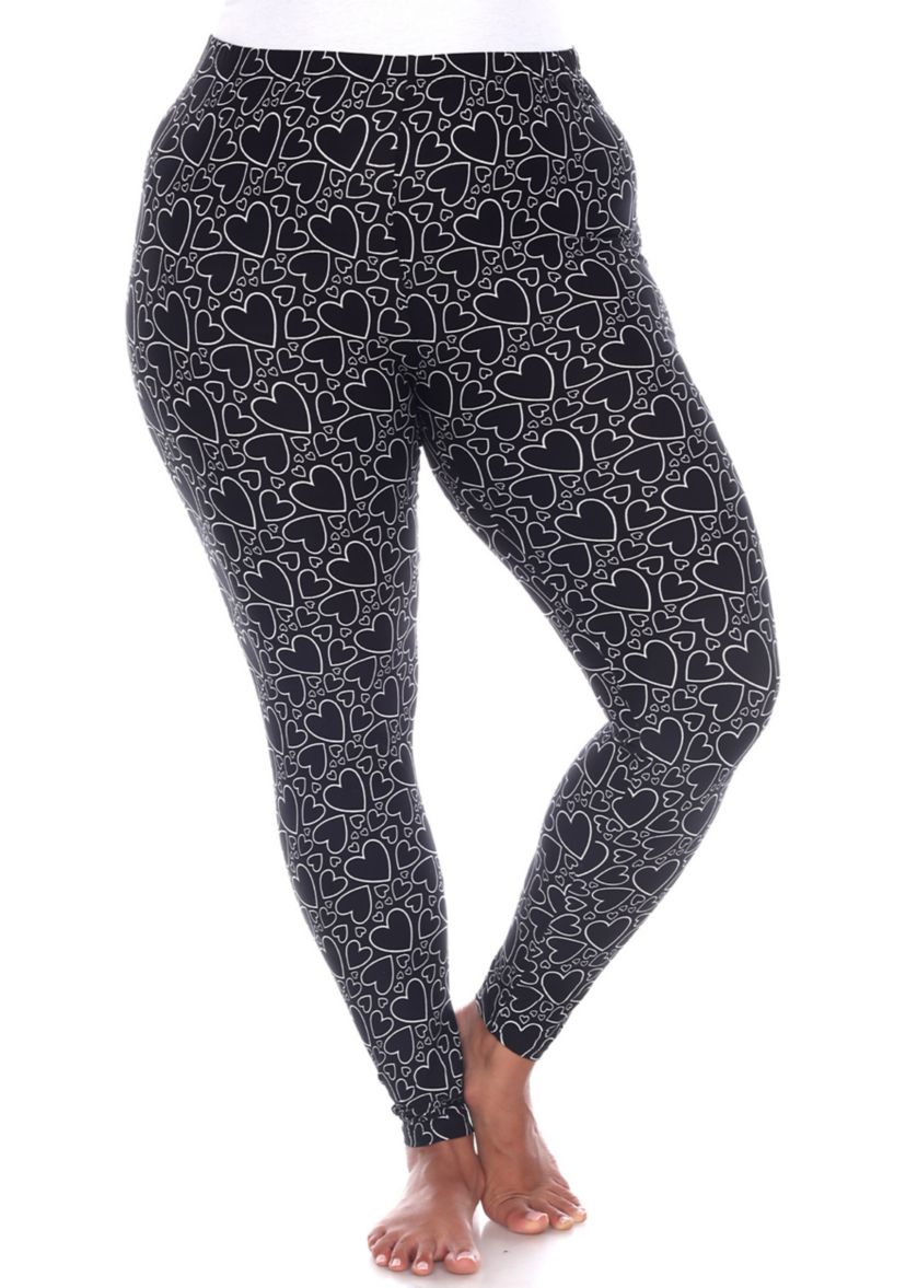 Plus Size Printed Leggings 