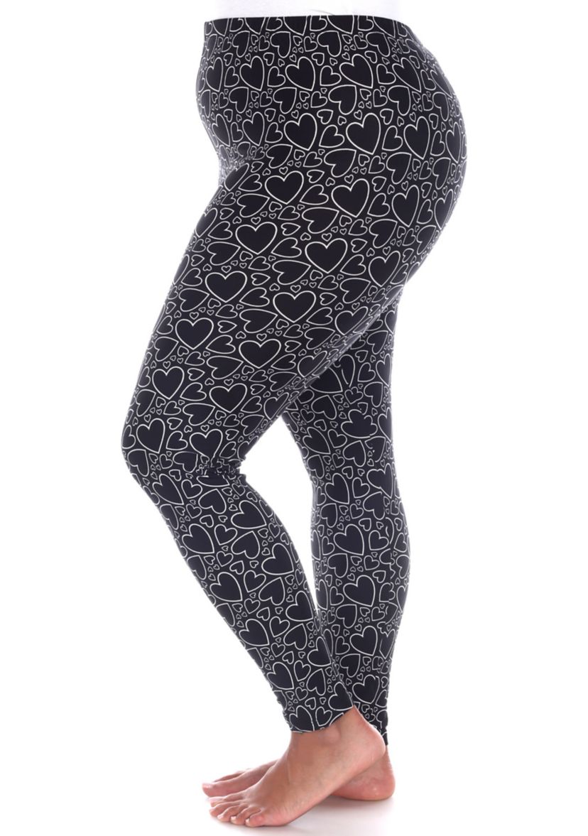 Plus Size Printed Leggings 
