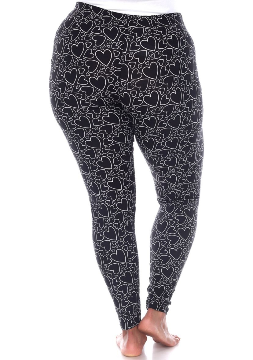 Plus Size Printed Leggings 