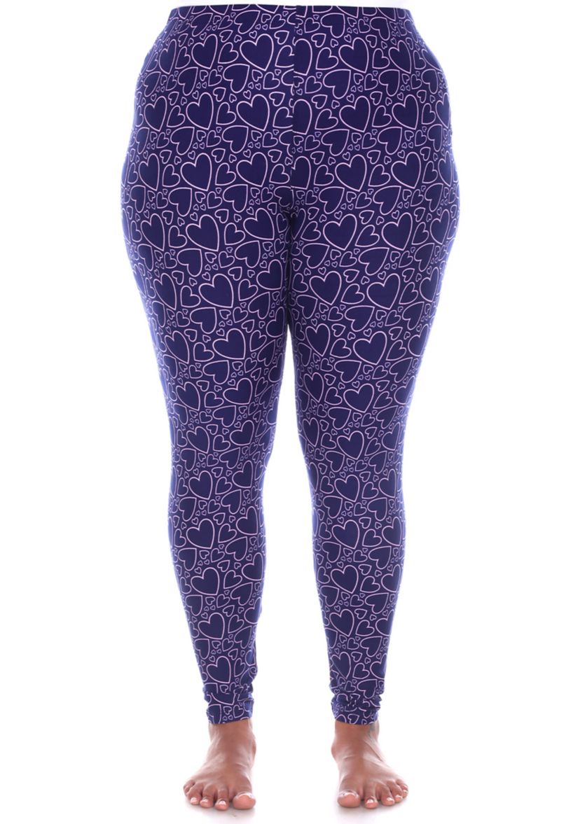 Plus Size Printed Leggings 