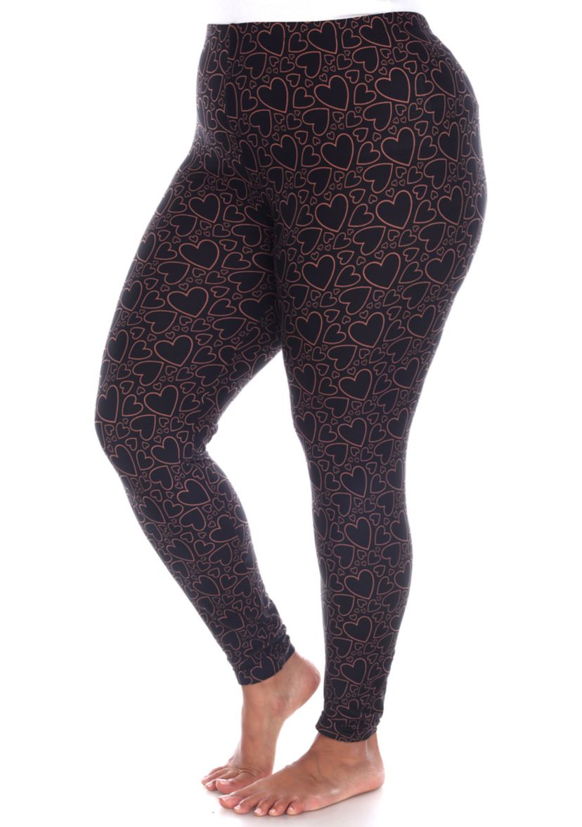 Plus Size Printed Leggings 