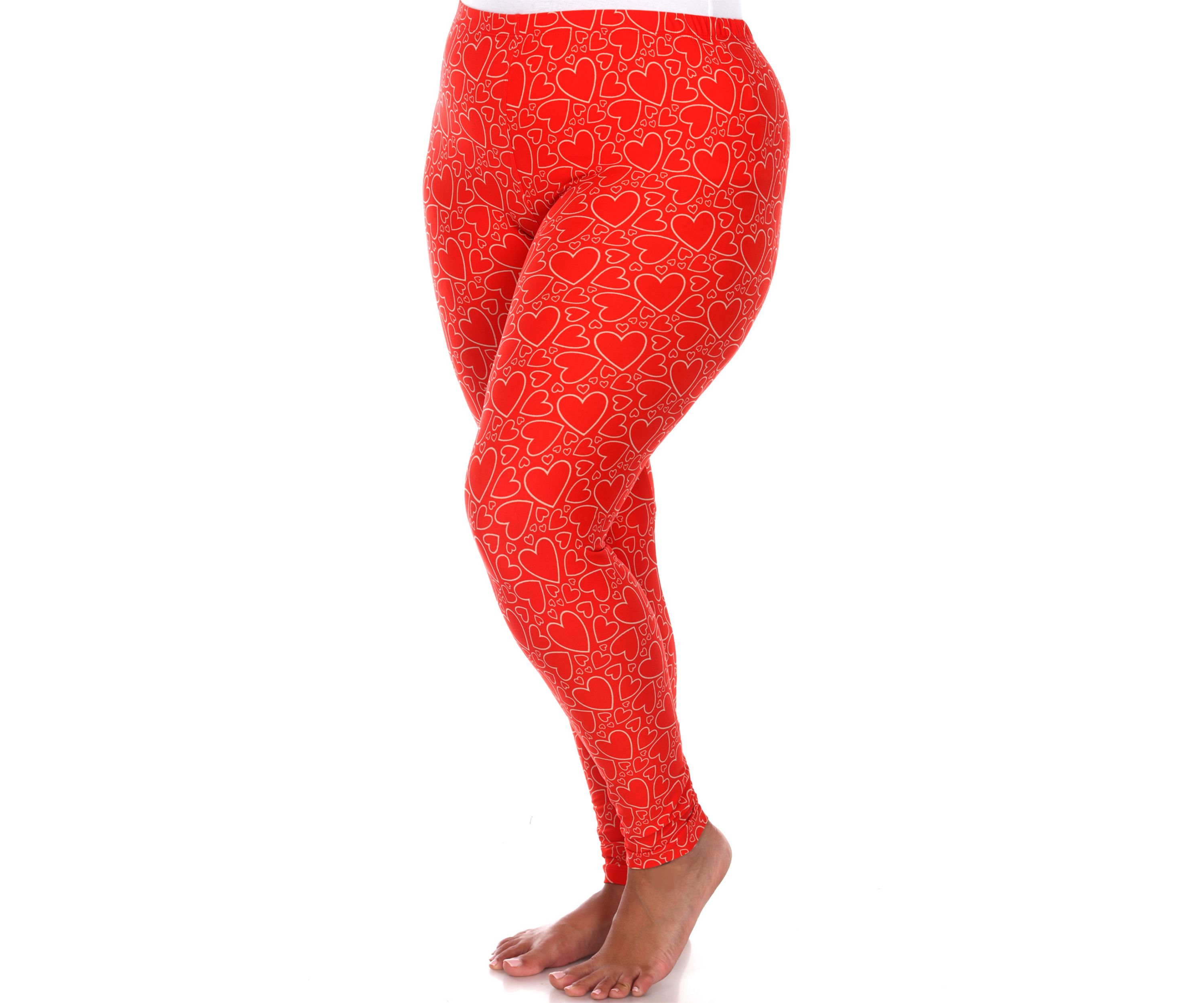 Plus Size Printed Leggings 