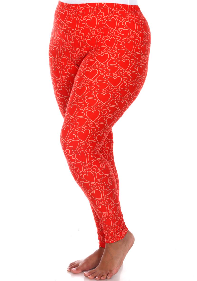 Plus Size Printed Leggings 