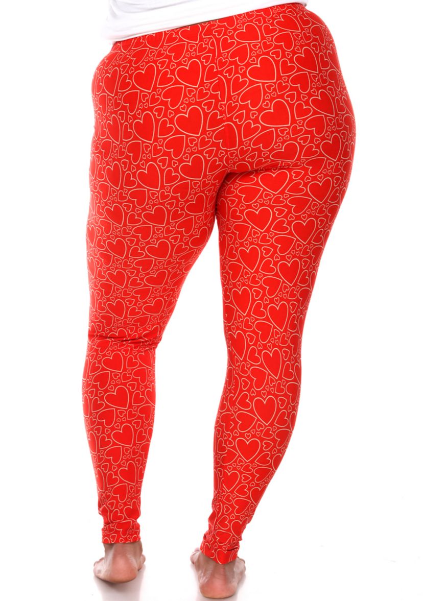 Plus Size Printed Leggings 