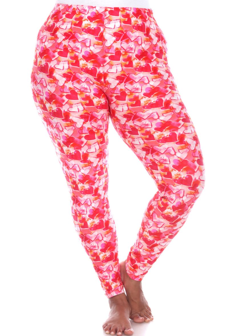 Plus Size Printed Leggings