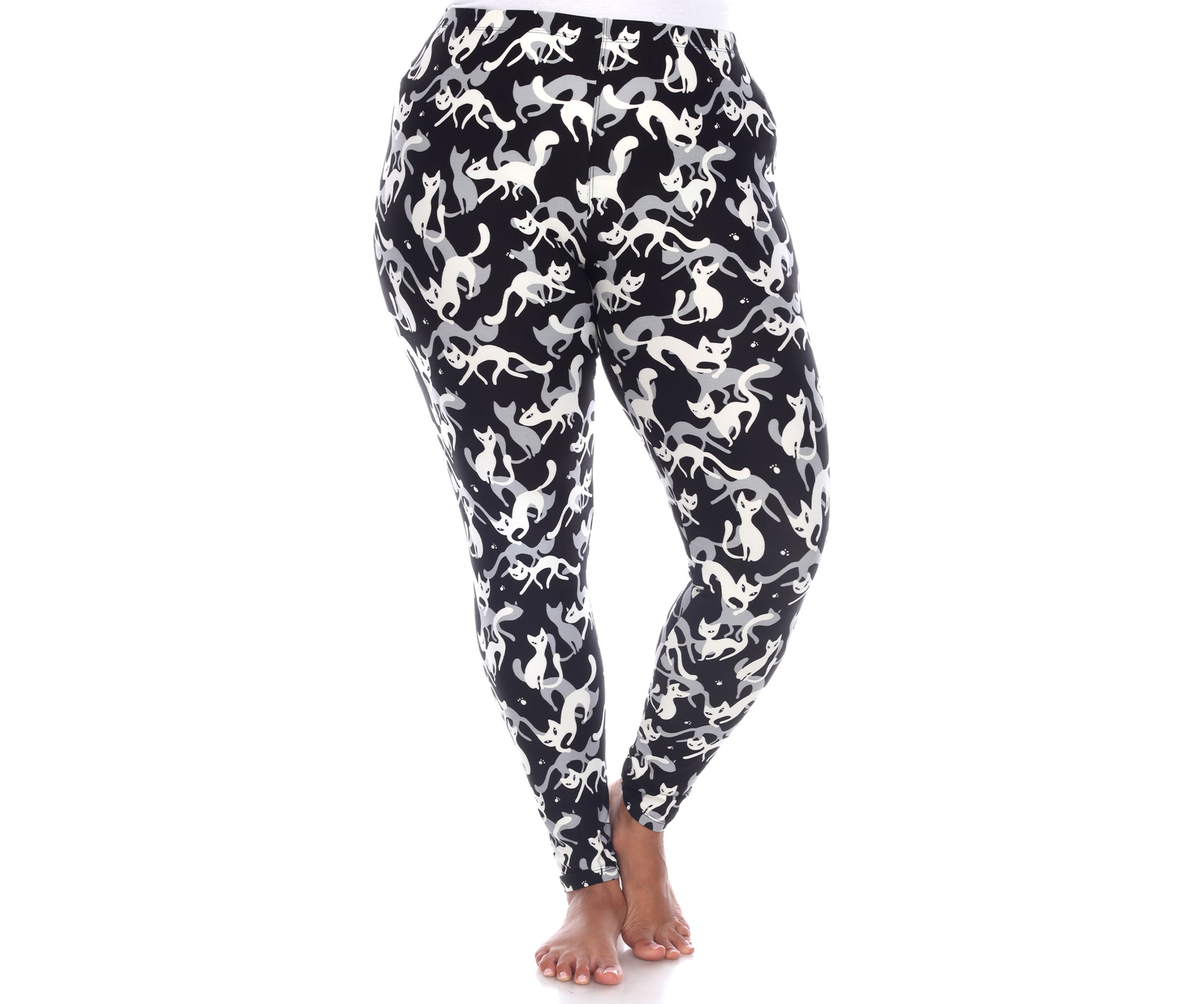 Plus Size Printed Leggings