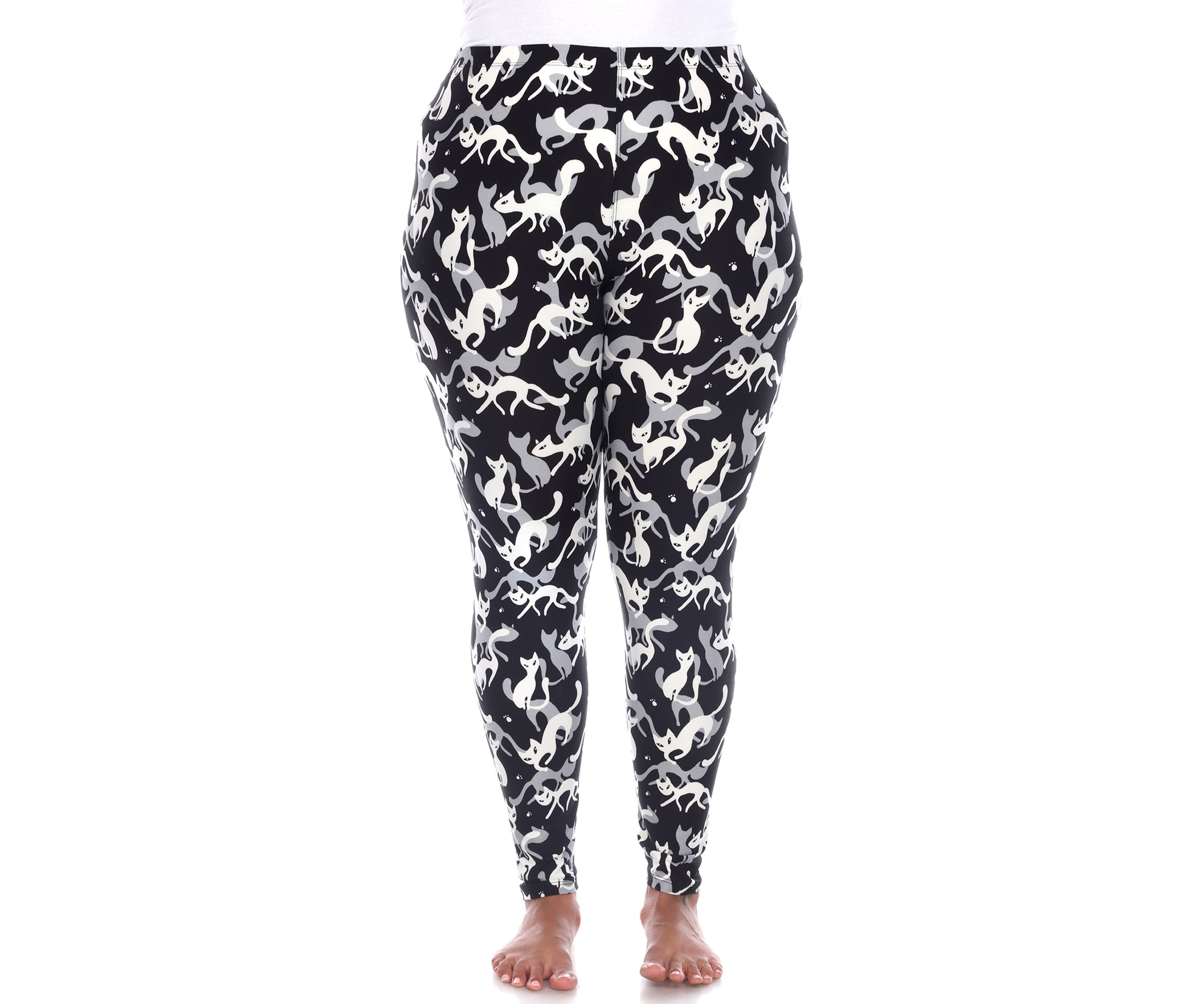 Plus Size Printed Leggings