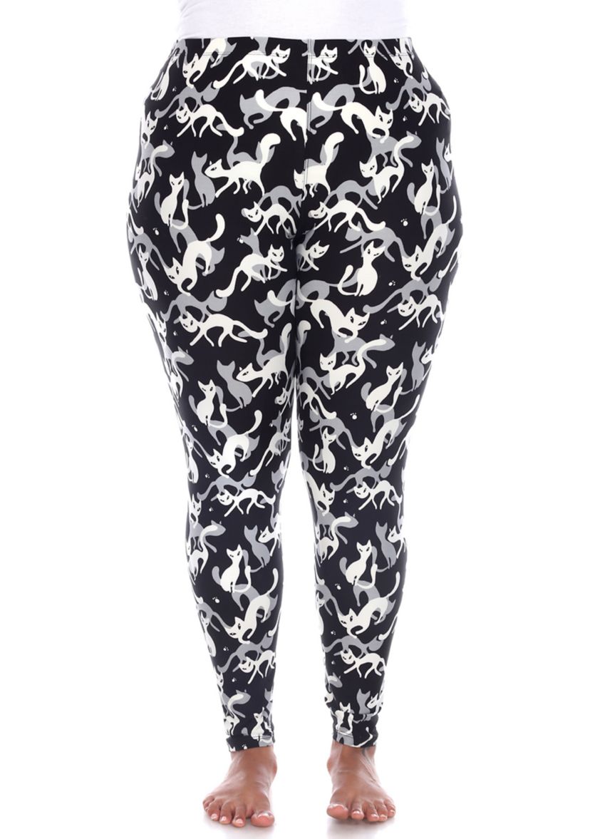 Plus Size Printed Leggings