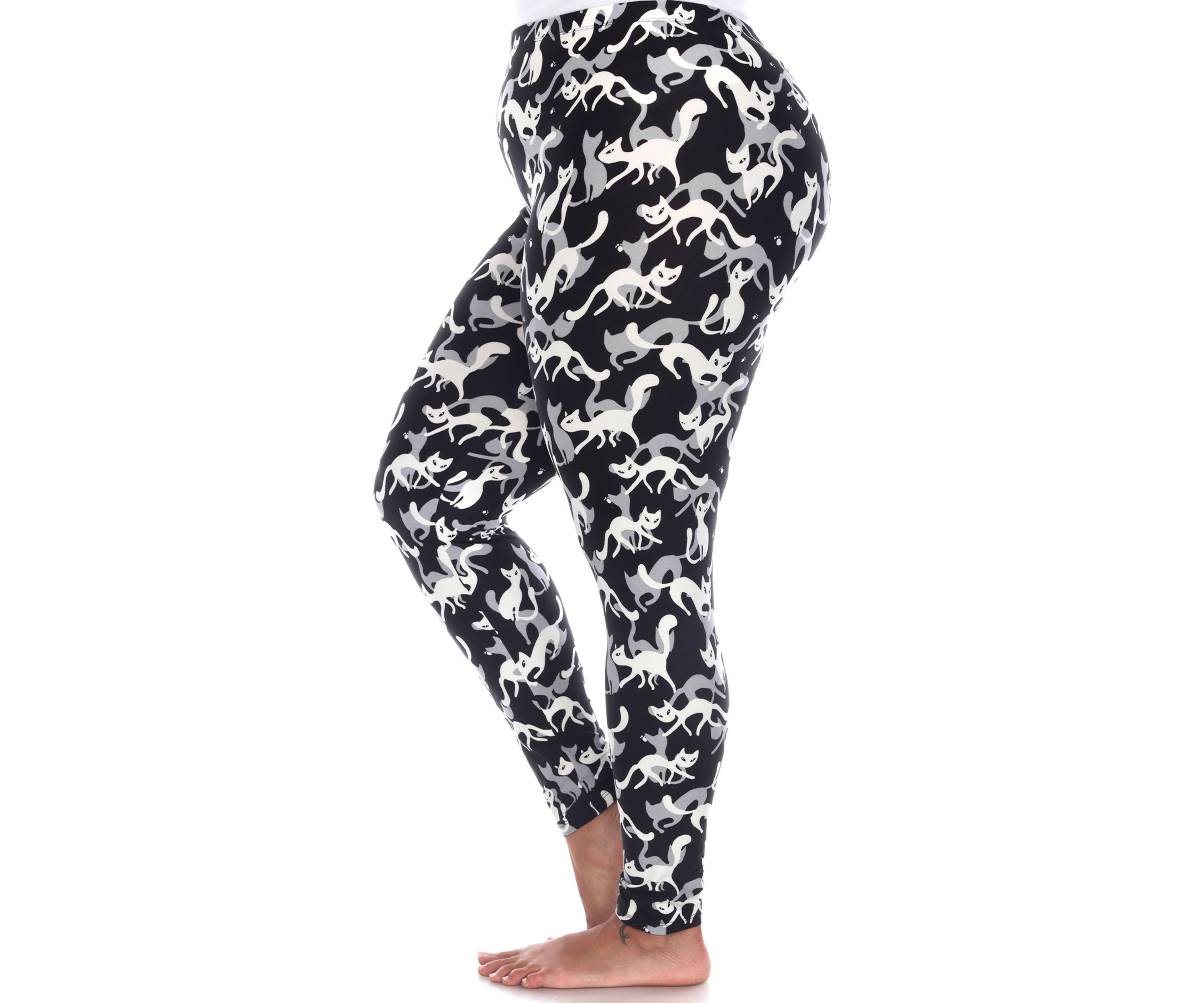 Plus Size Printed Leggings