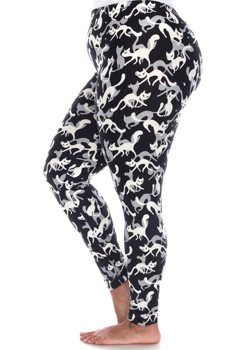 Plus Size Printed Leggings