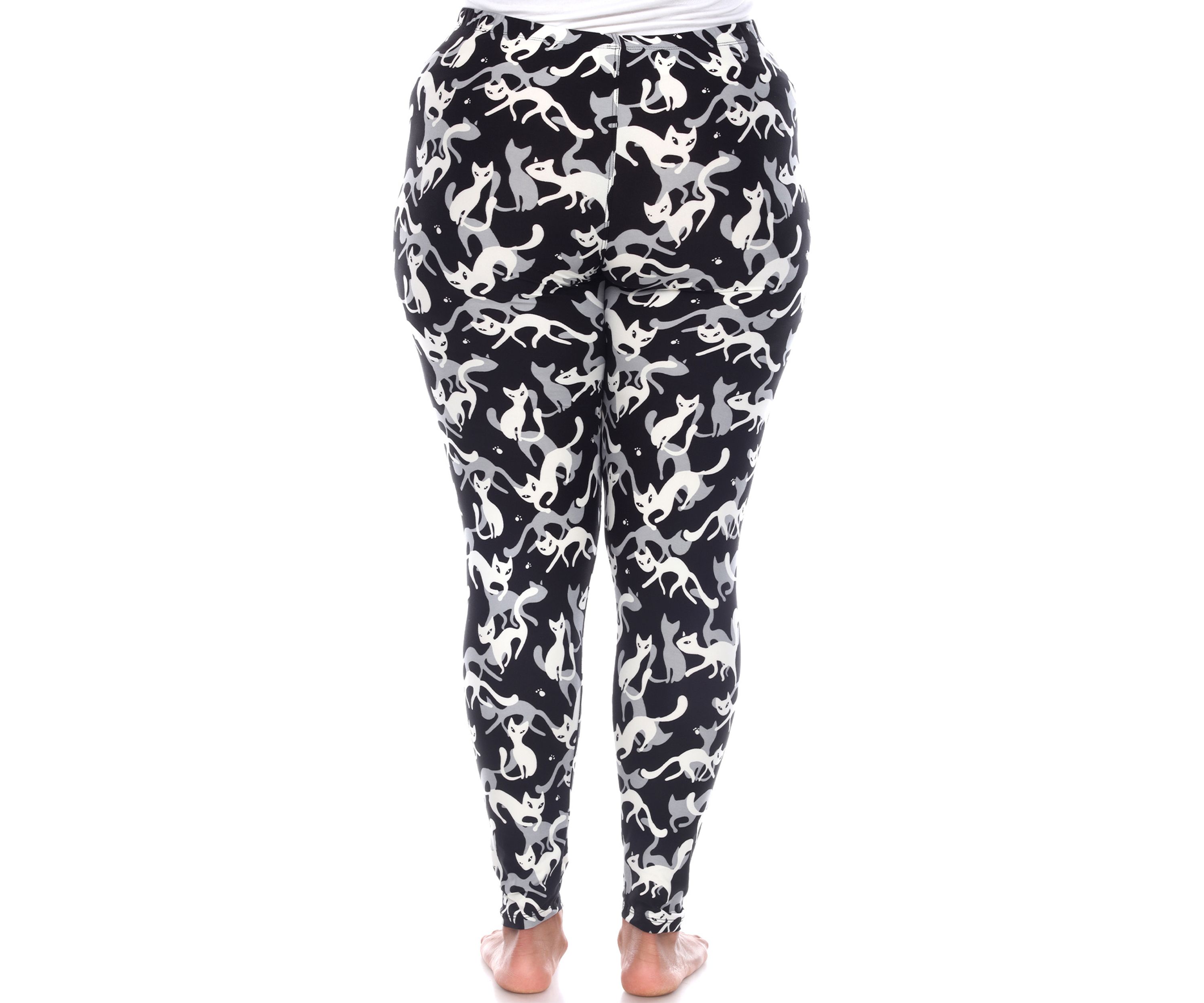 Plus Size Printed Leggings