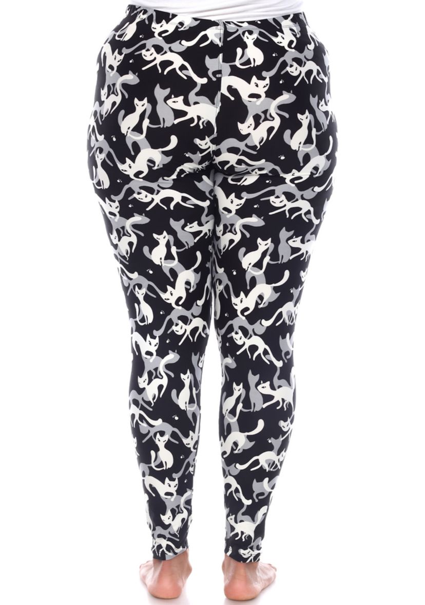 Plus Size Printed Leggings
