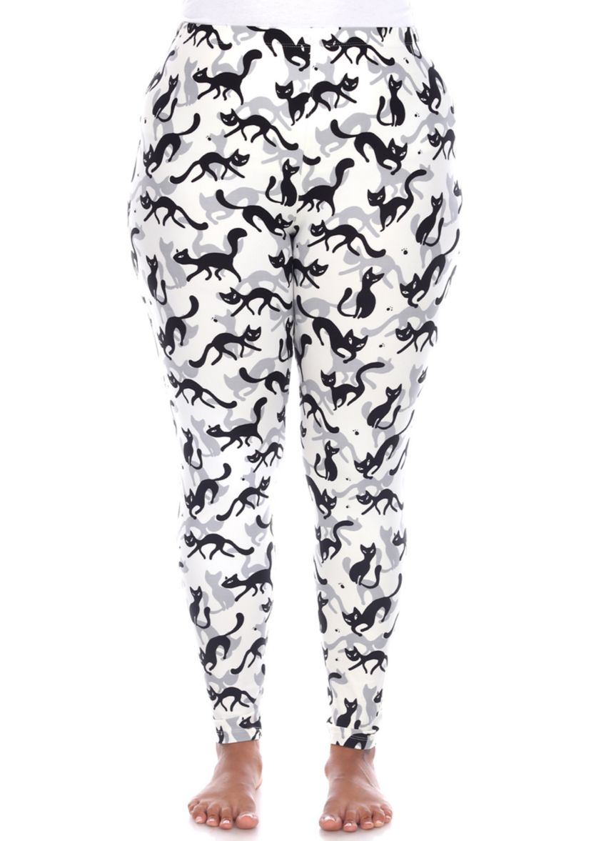 Plus Size Printed Leggings