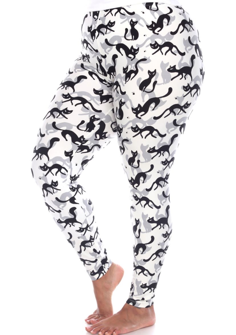 Plus Size Printed Leggings