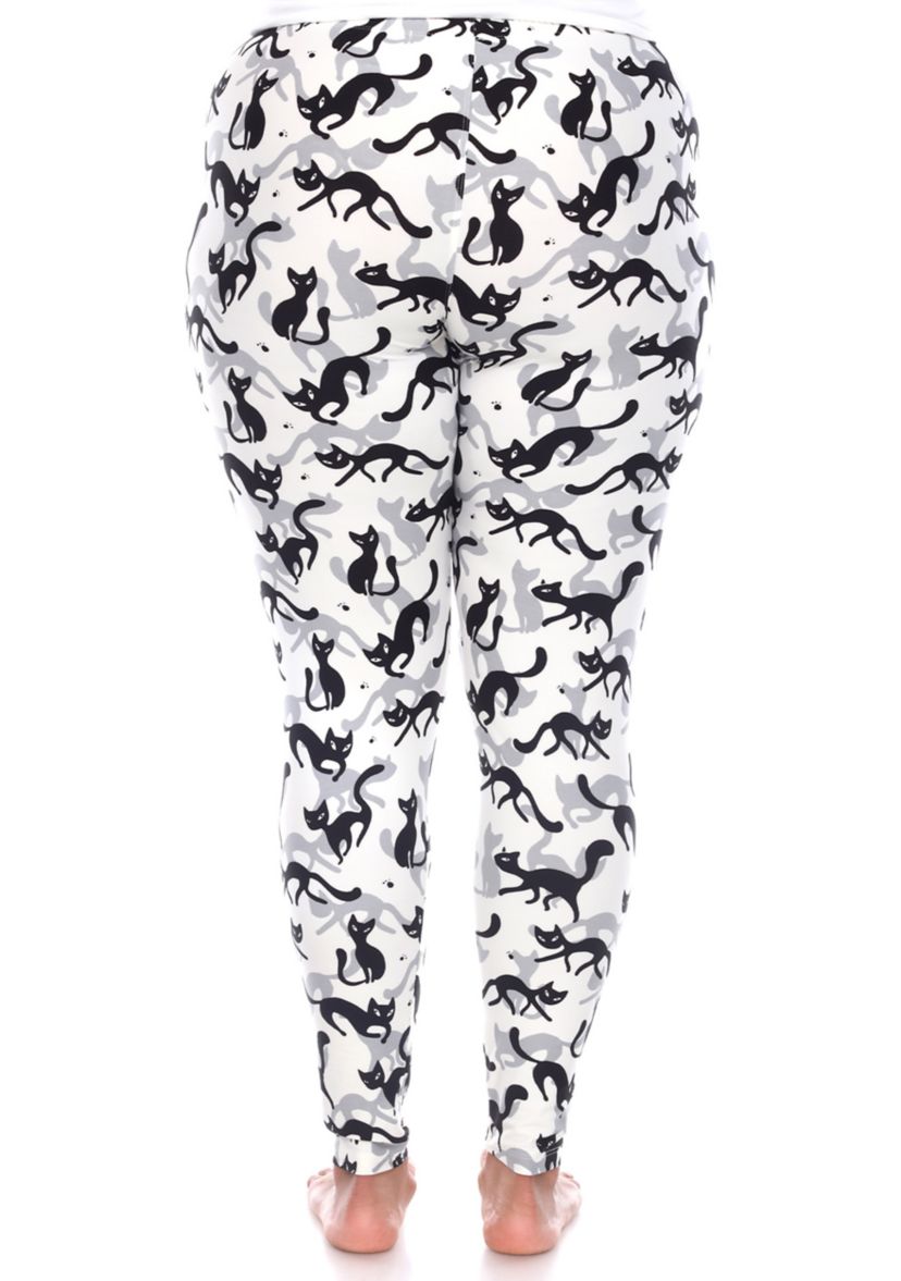 Plus Size Printed Leggings