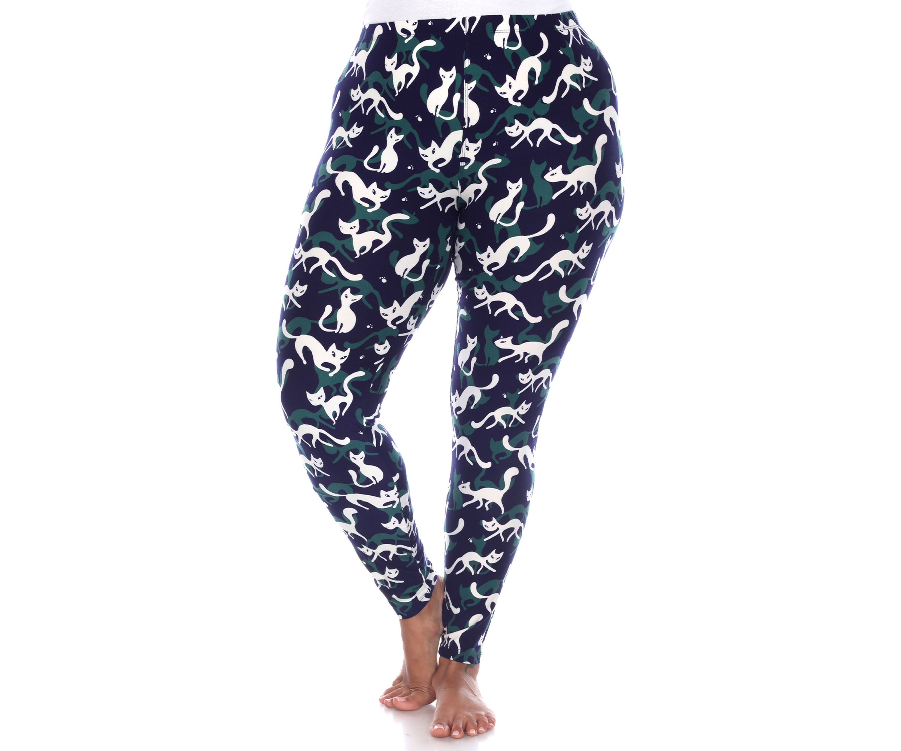 Plus Size Printed Leggings