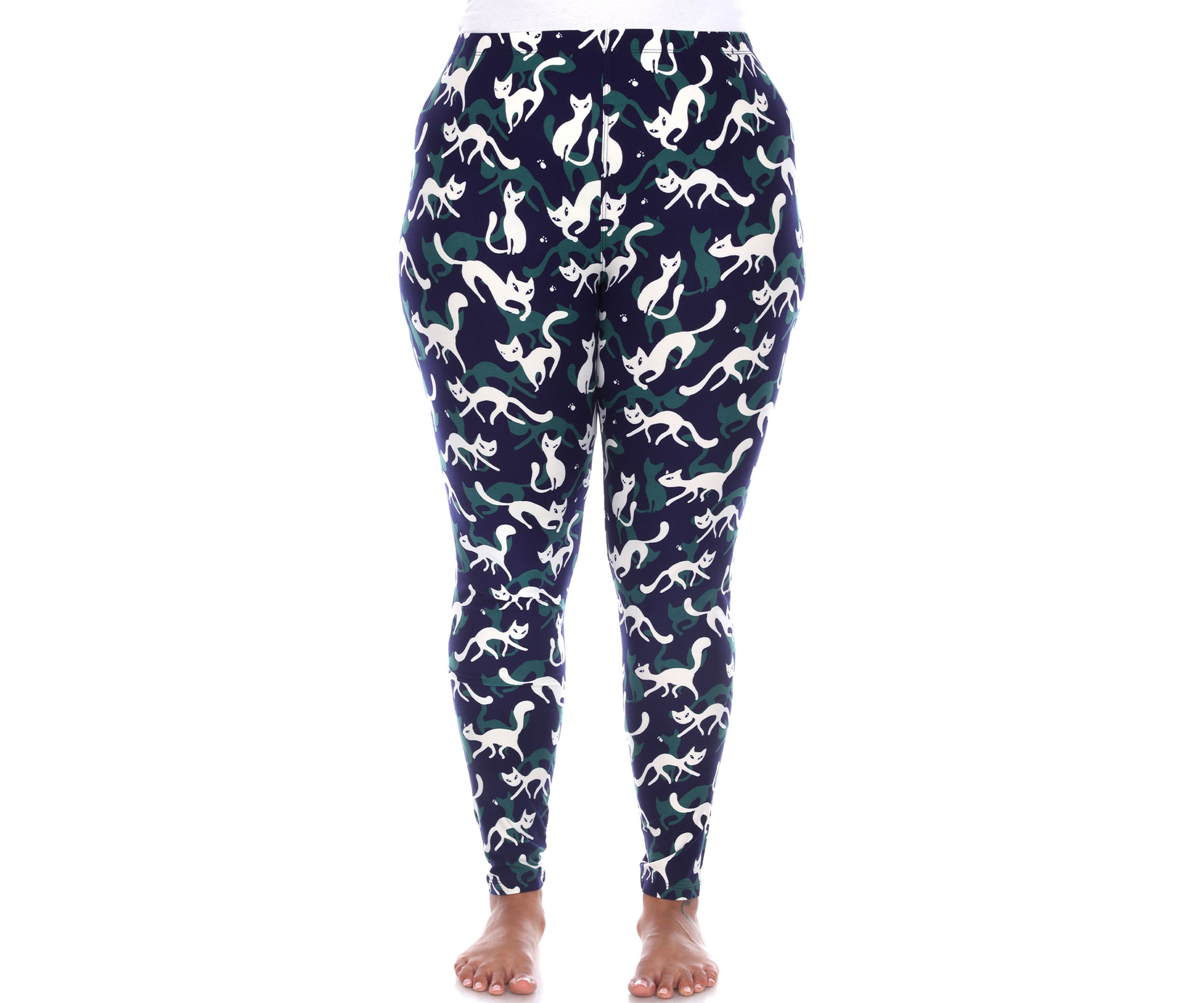 Plus Size Printed Leggings