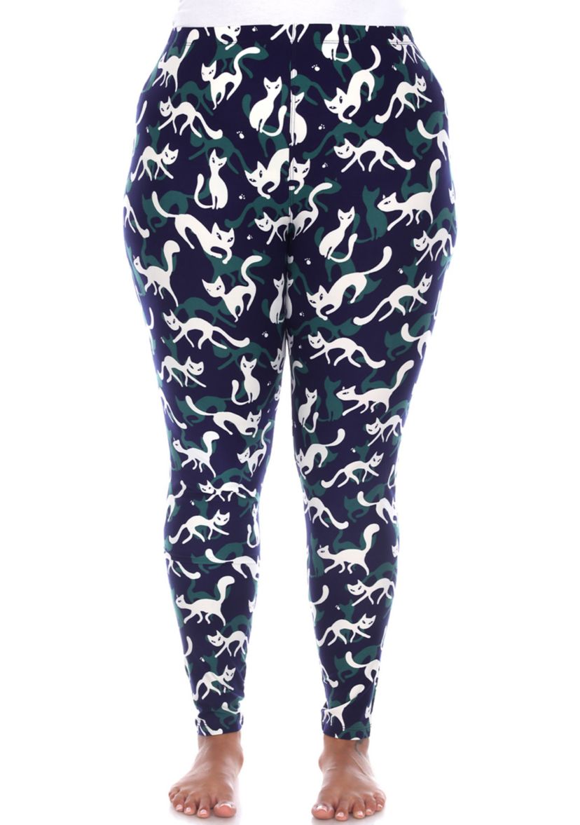 Plus Size Printed Leggings