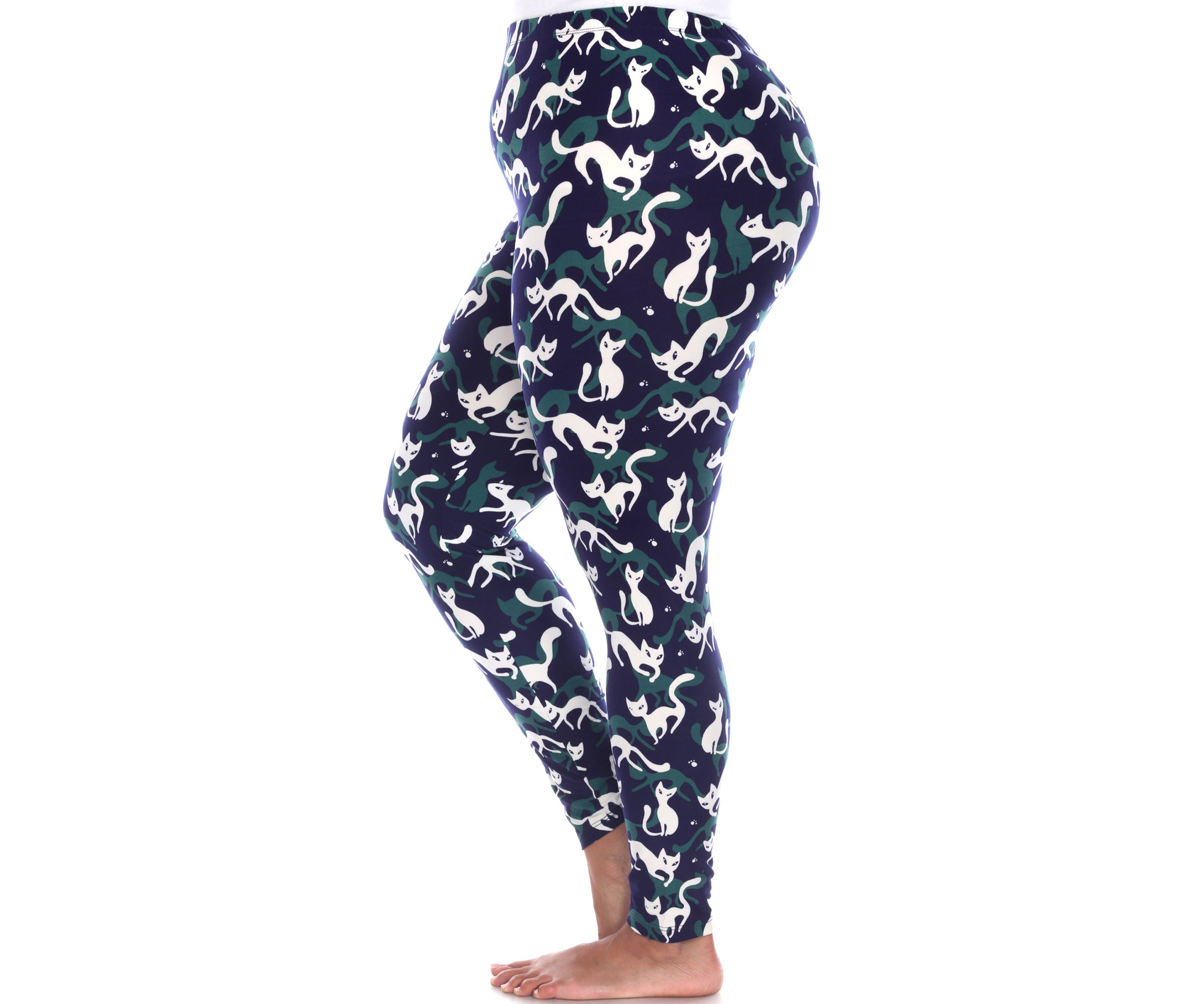 Plus Size Printed Leggings