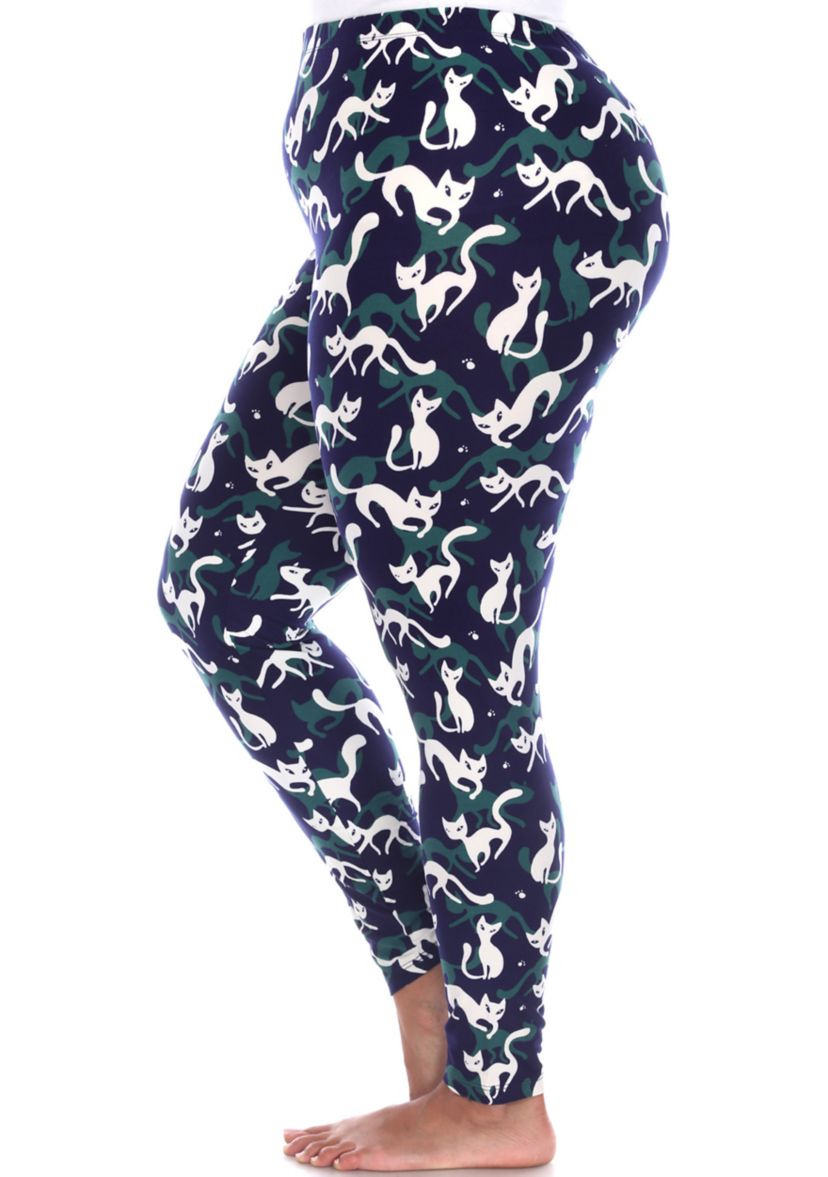 Plus Size Printed Leggings