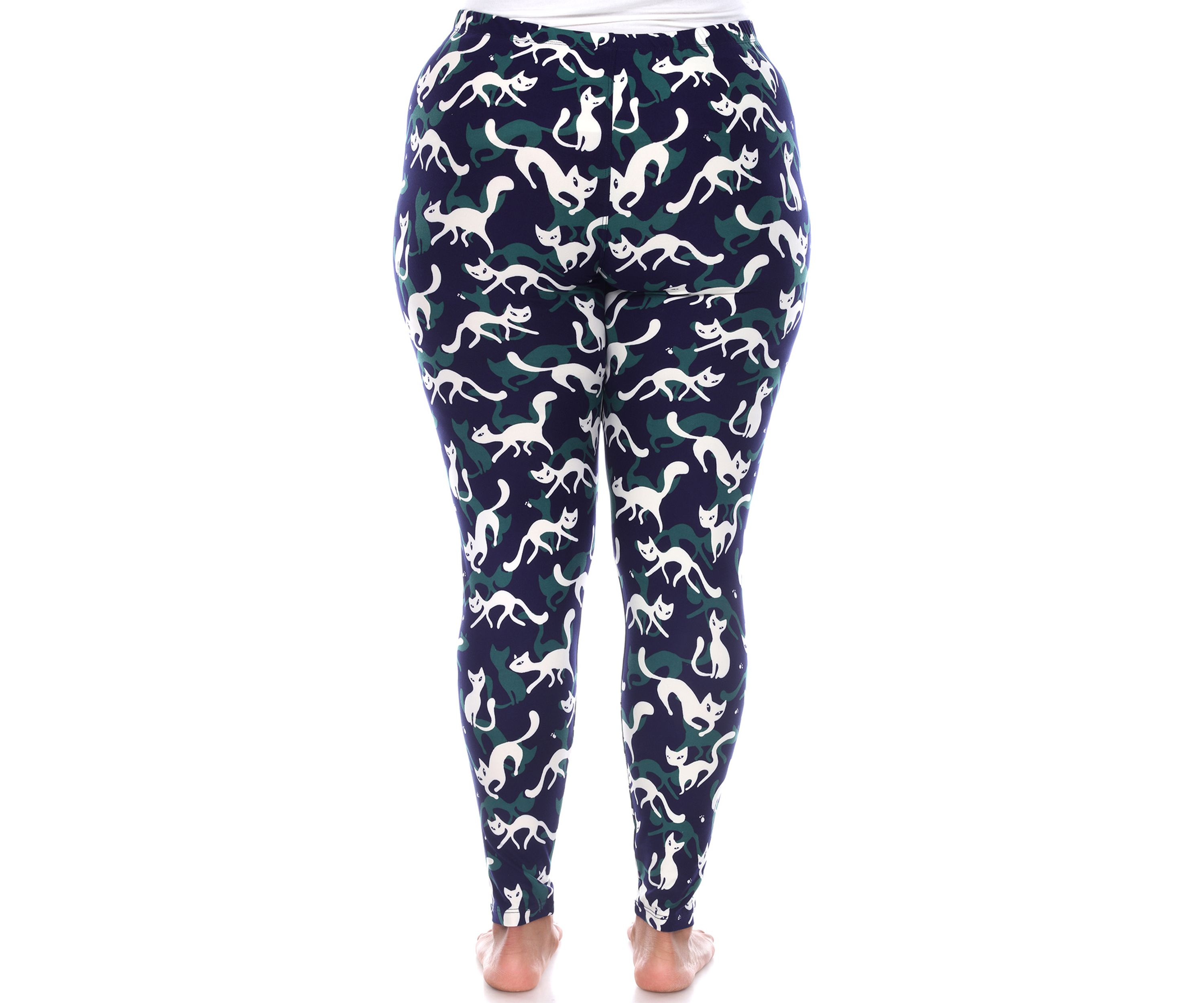 Plus Size Printed Leggings