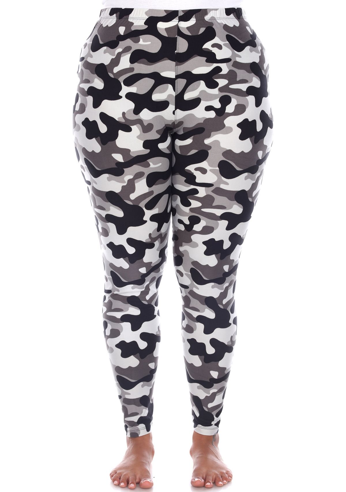 Plus Size Printed Leggings 