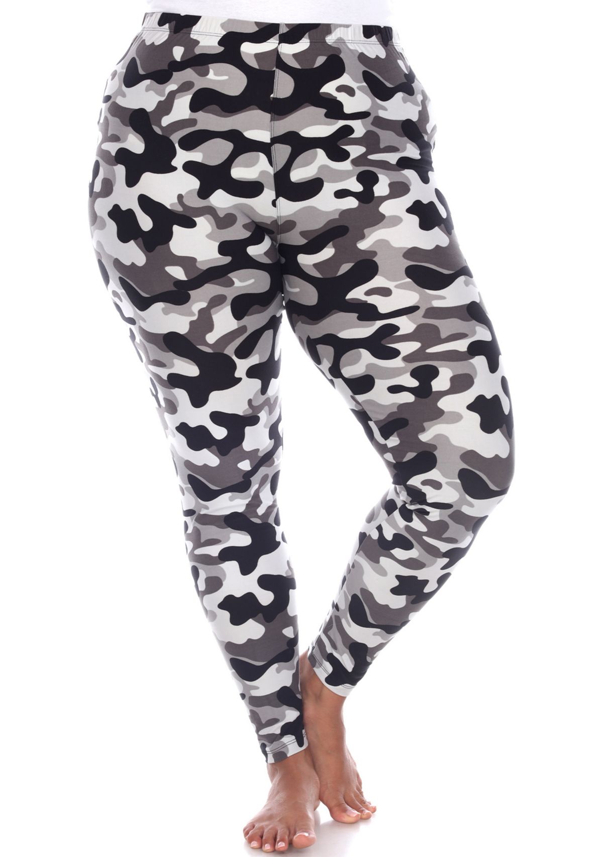 Plus Size Printed Leggings 