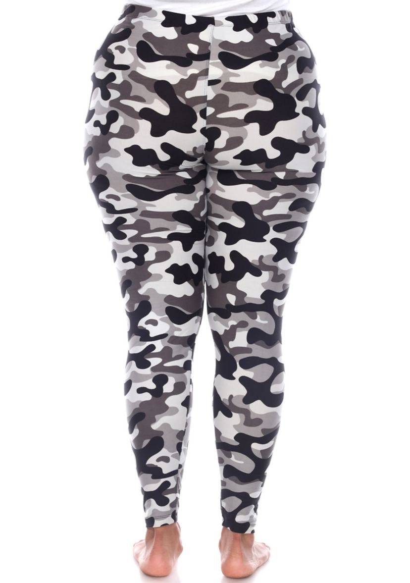 Plus Size Printed Leggings 
