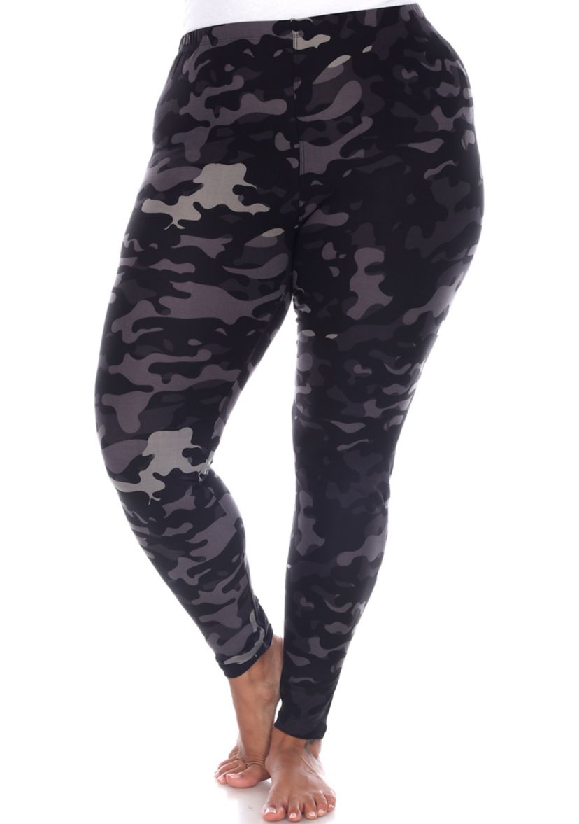 Plus Size Printed Leggings