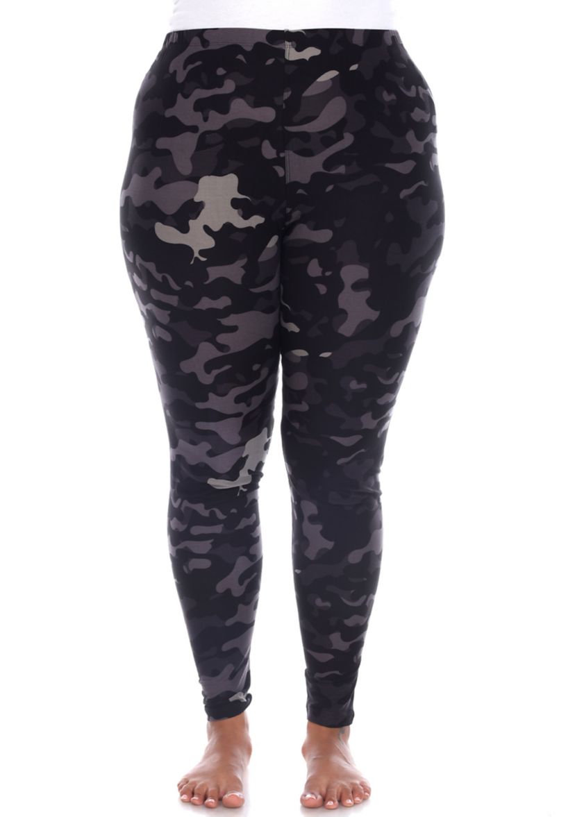 Plus Size Printed Leggings