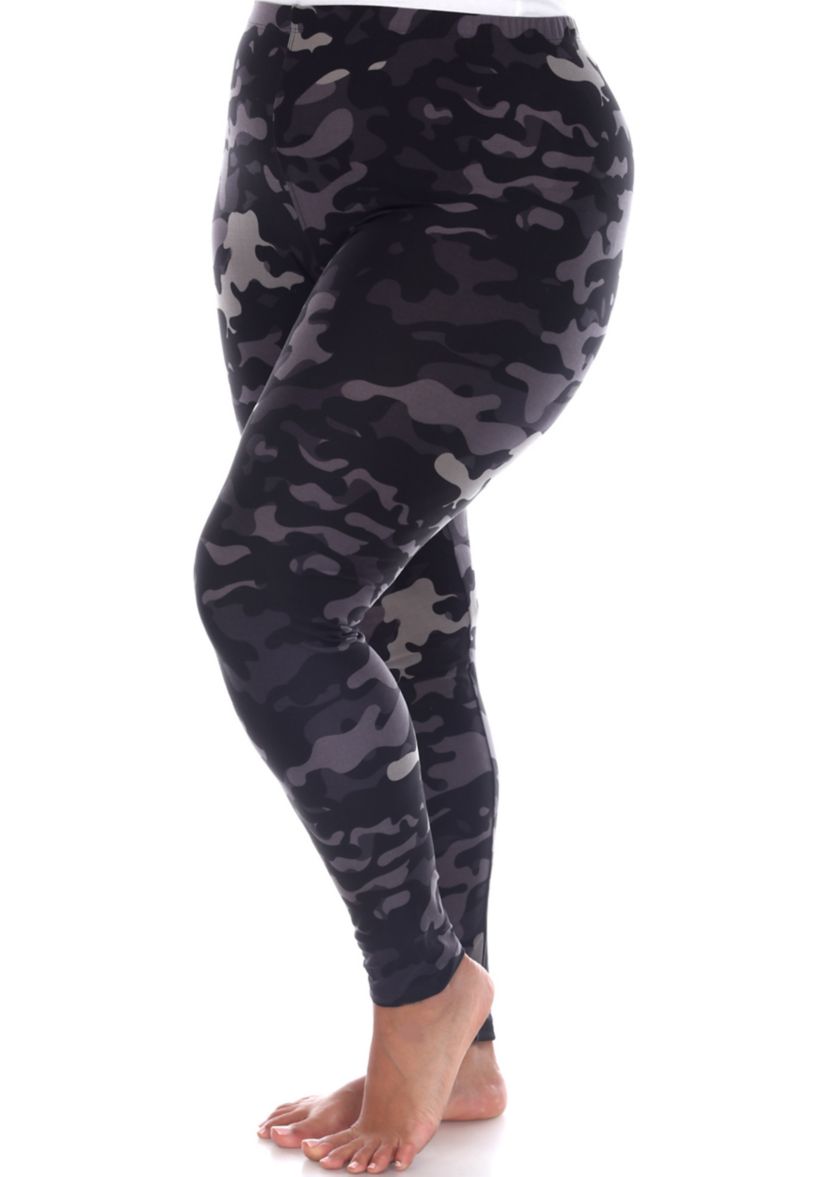 Plus Size Printed Leggings