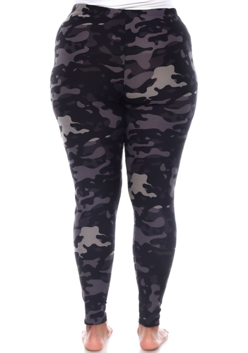 Plus Size Printed Leggings