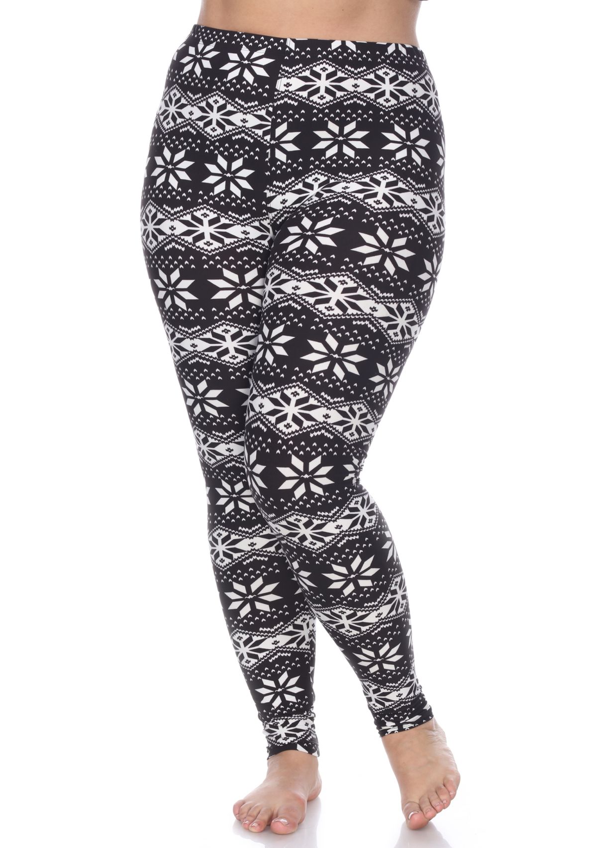 Plus Size Printed Leggings