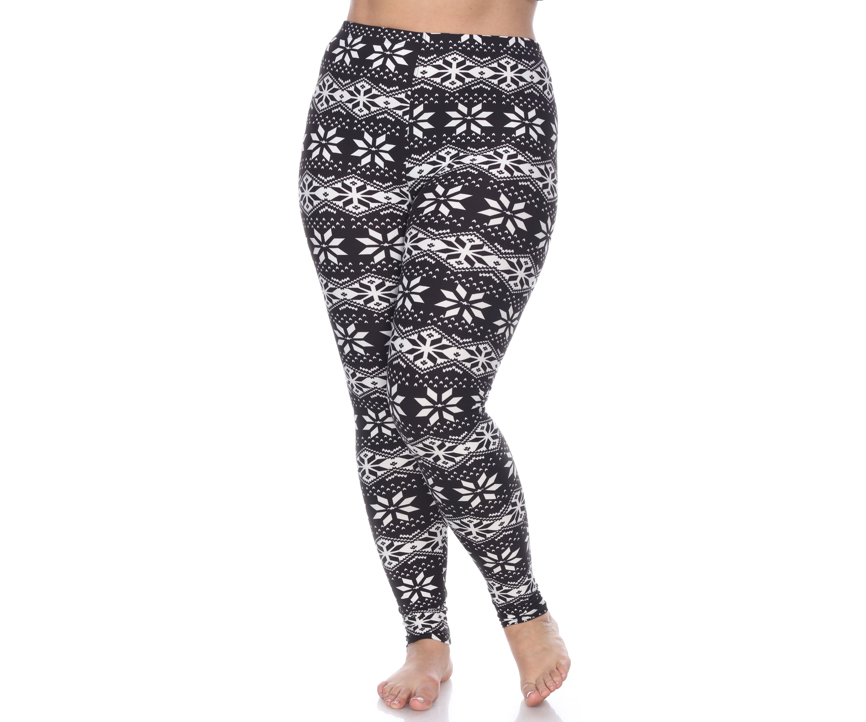 Plus Size Printed Leggings