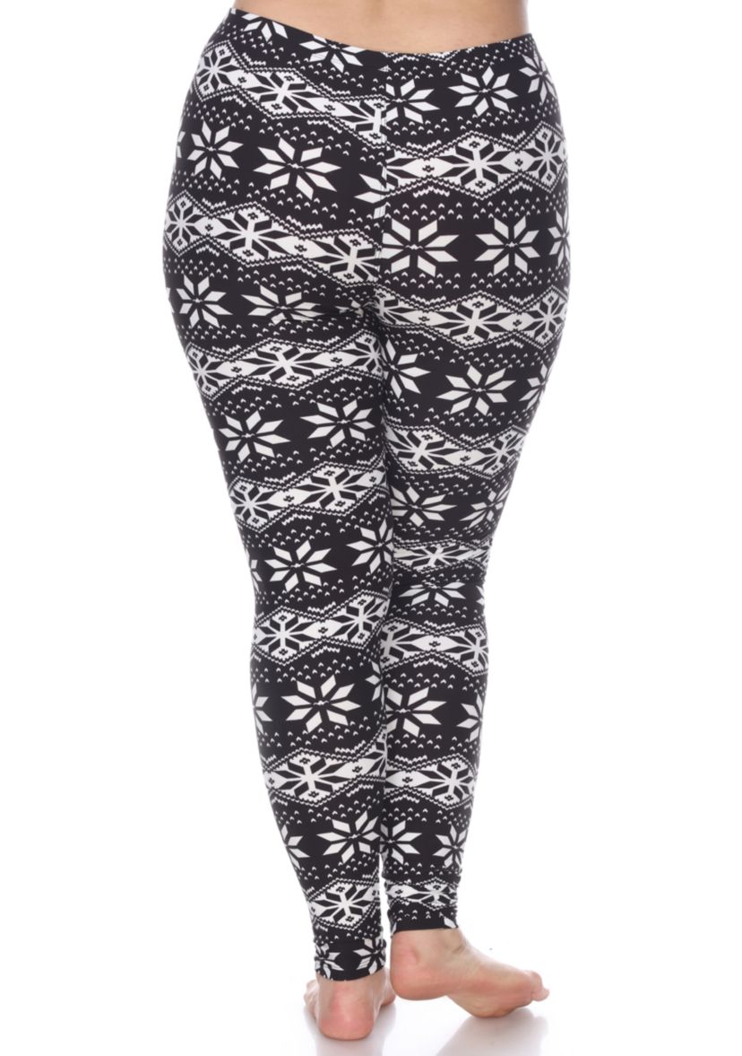 Plus Size Printed Leggings