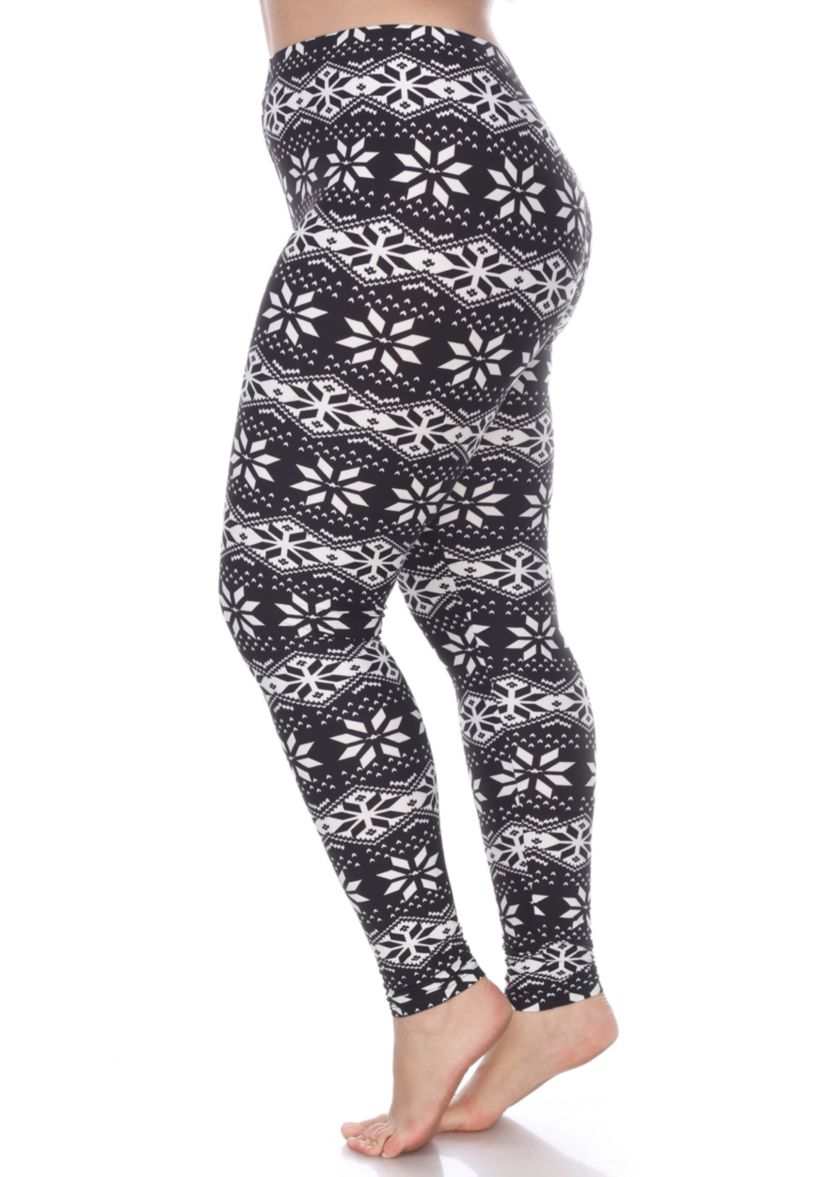 Plus Size Printed Leggings