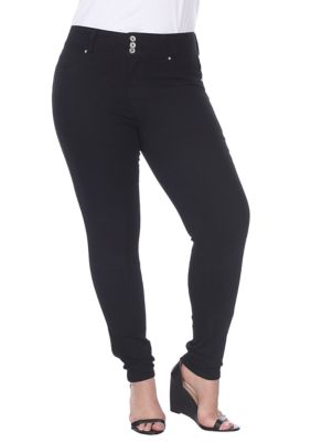 White Mark Women's Plus Size Super Stretch Denim
