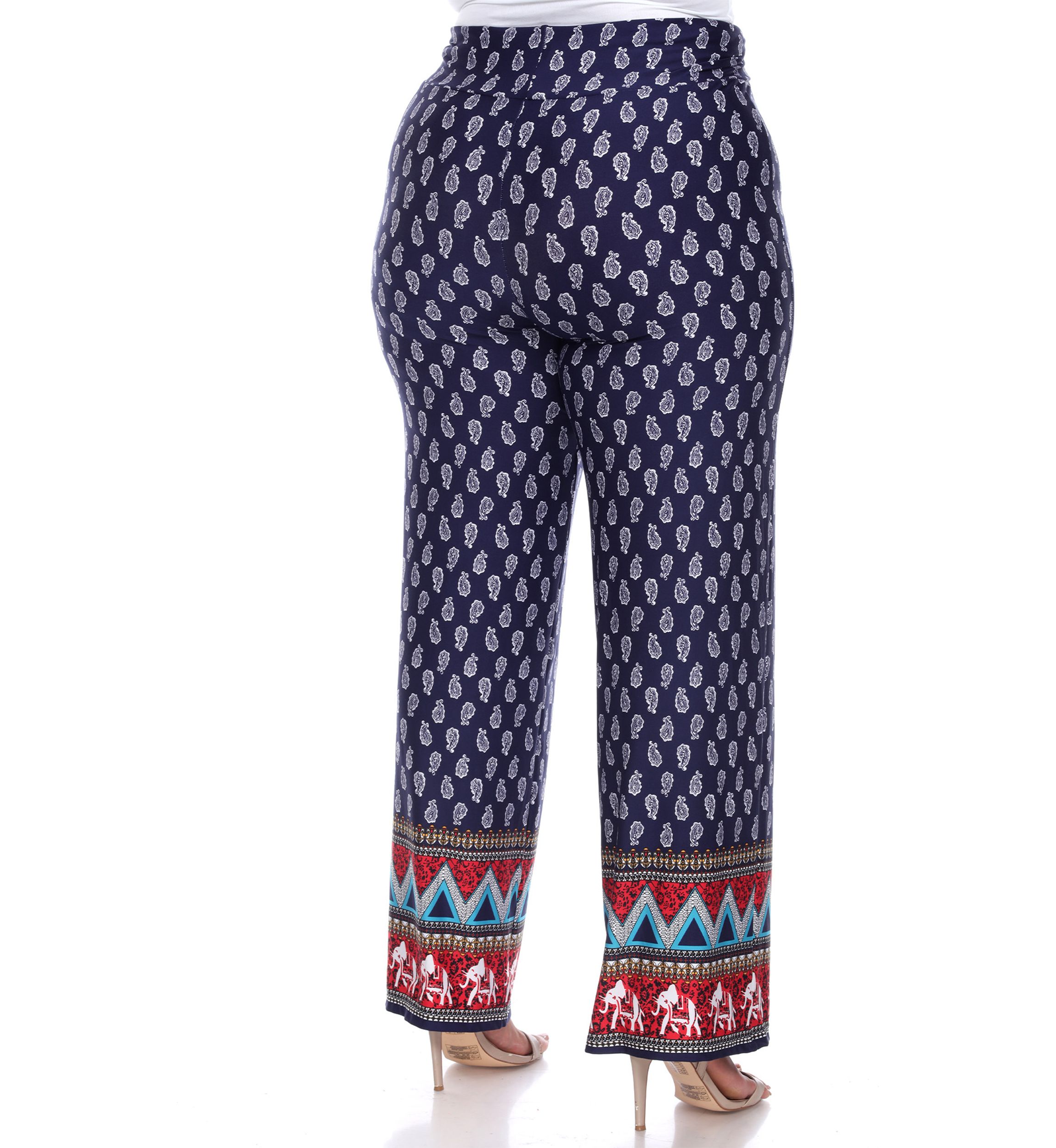 Plus Size Printed Palazzo Pants