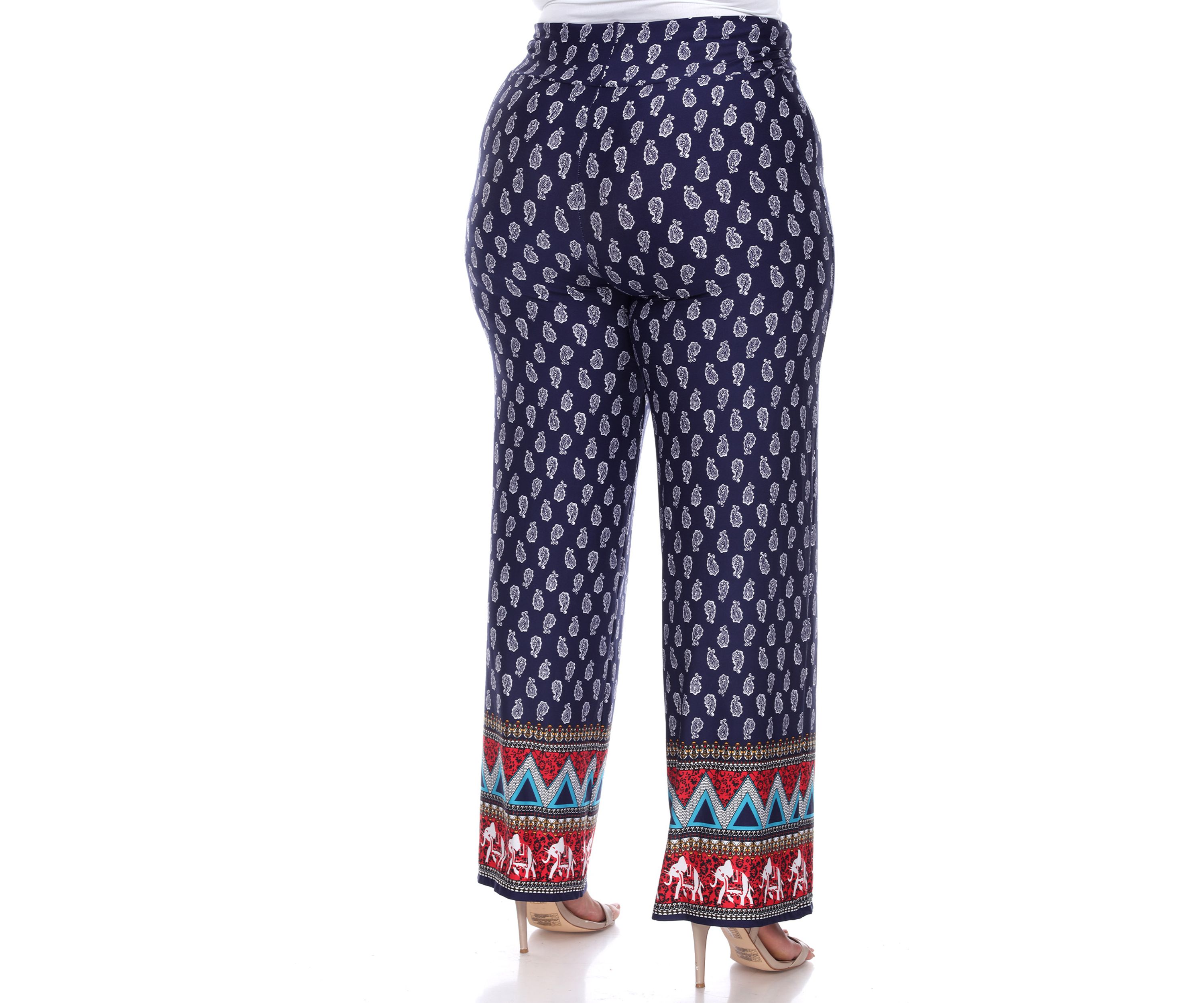 Plus Size Printed Palazzo Pants