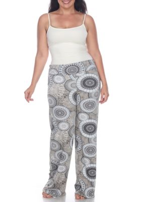 Plus Circle Print Palazzo Pants