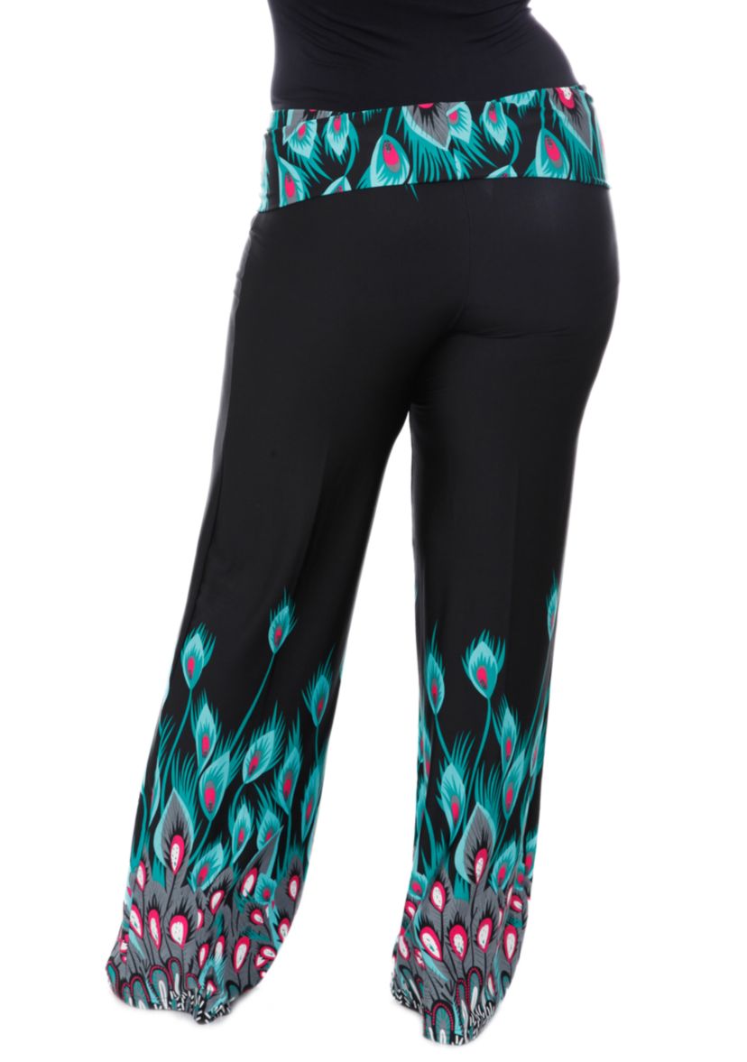 Plus Size Printed Palazzo Pants